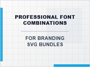 Professional Fonts for Branding and Svg Bundles